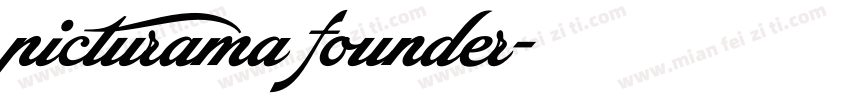picturama founder字体转换